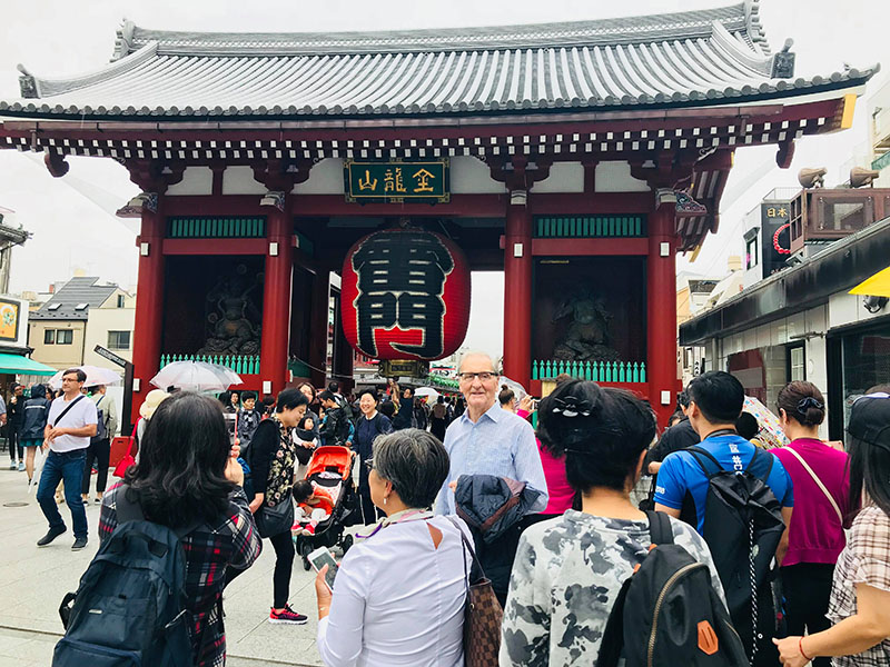 ingången till templet sensoji