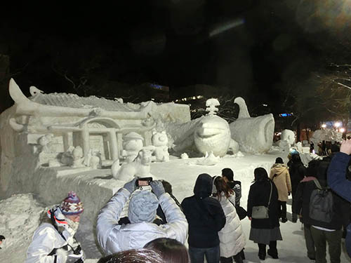 Snöfestivalen i Sapporo, Japan