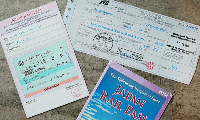 Tågbiljett i Japan