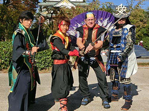 A Norweigian in Samurai armor