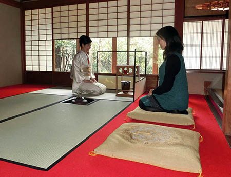 Teceremoni i Kyoto japanporten