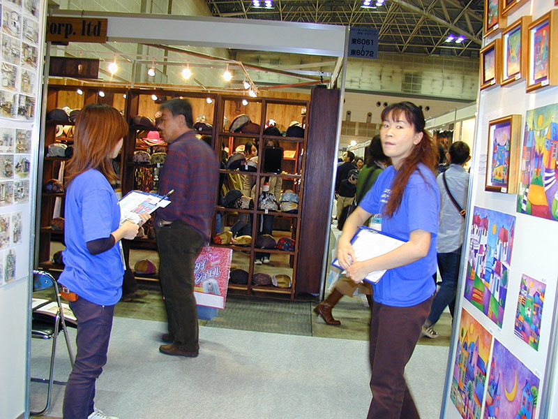 svensk mässmonter tokyo gift show