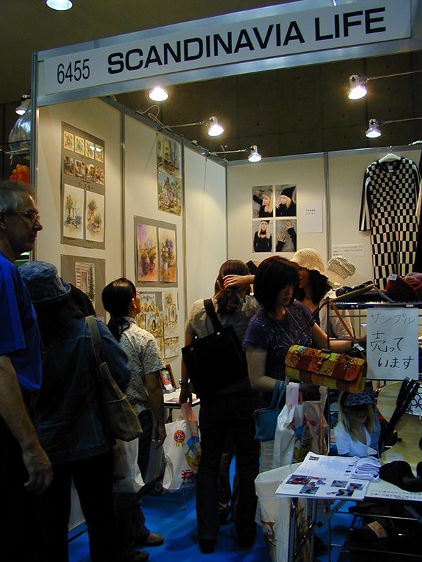 svensk mässmonter tokyo gift show 2005
