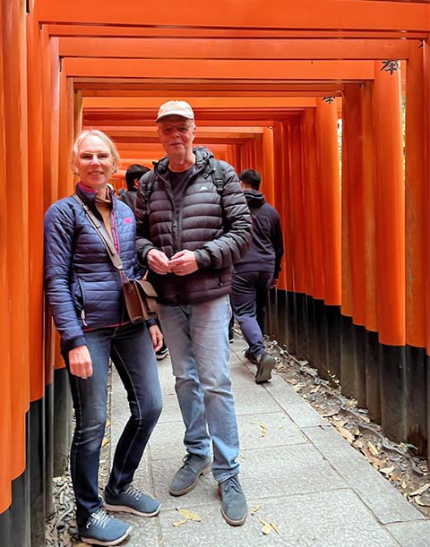 Inarieportarna i Kyoto